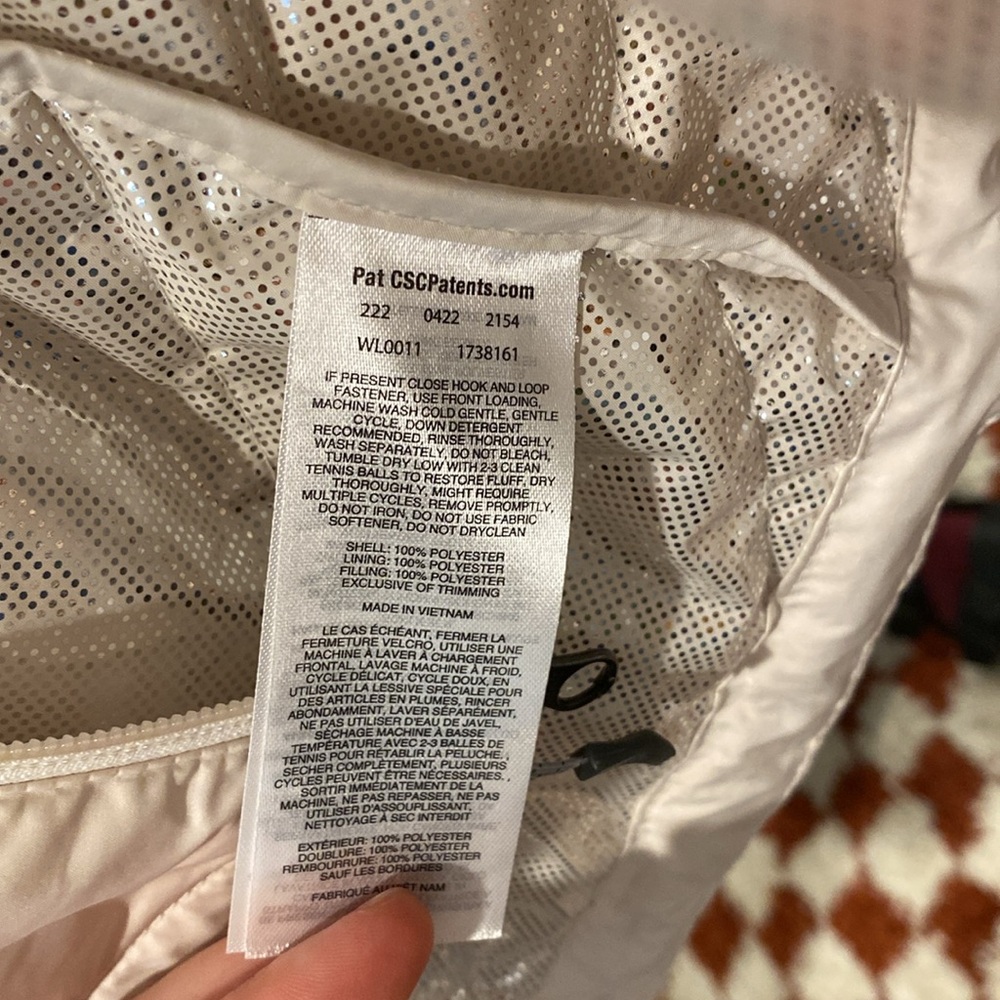 Columbia Omni-Heat White Long Hooded Winter Coat - Picture 4 of 5